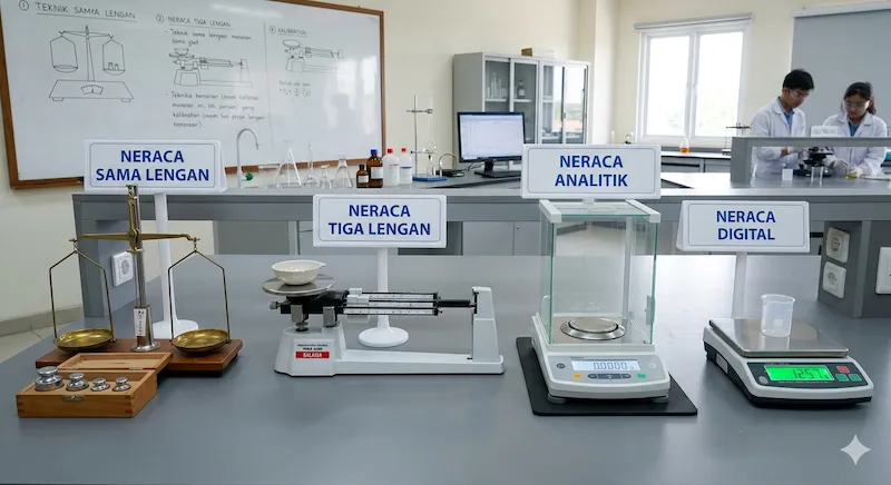 Mengukur dengan Presisi: Mengenal Jenis Neraca di Laboratorium IPA